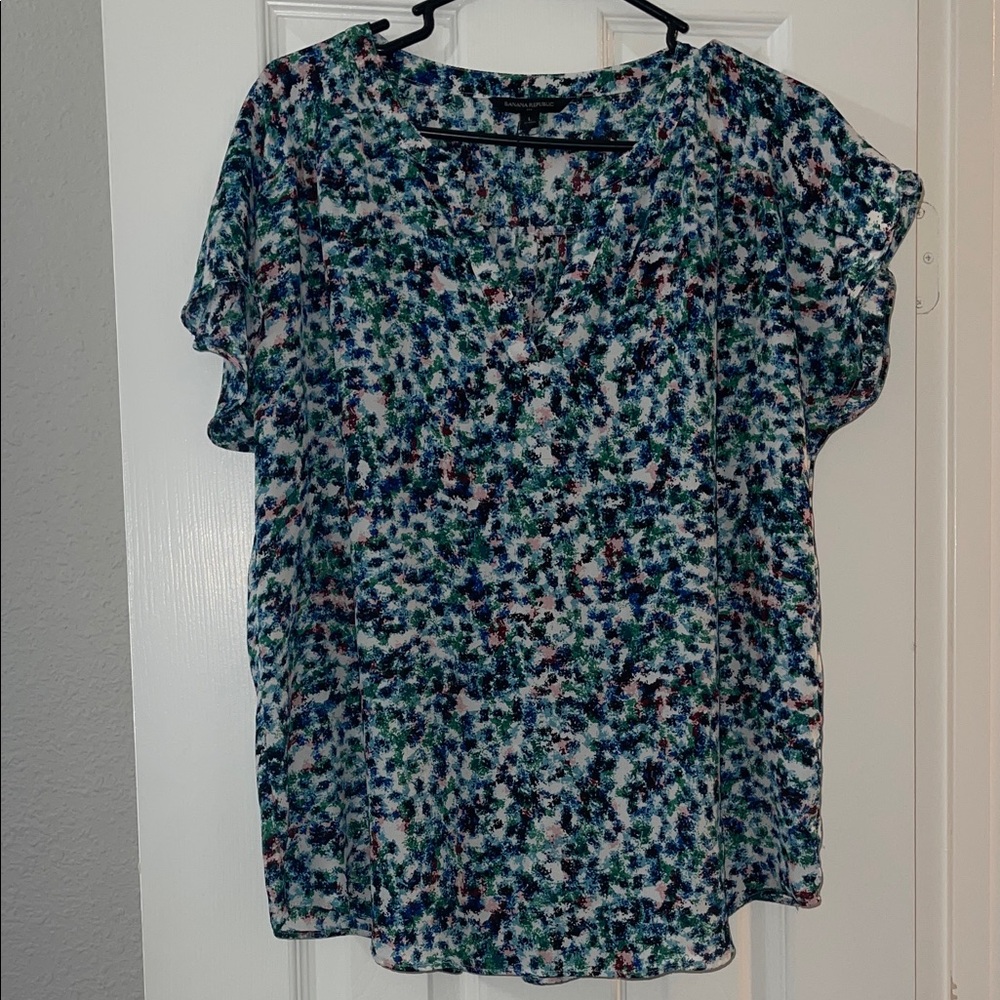 Banana Republic Multicolor Floral Women's Blouse